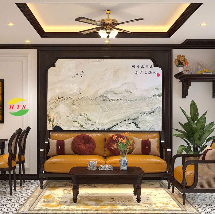tranh đá sơn thủy chưa đèn